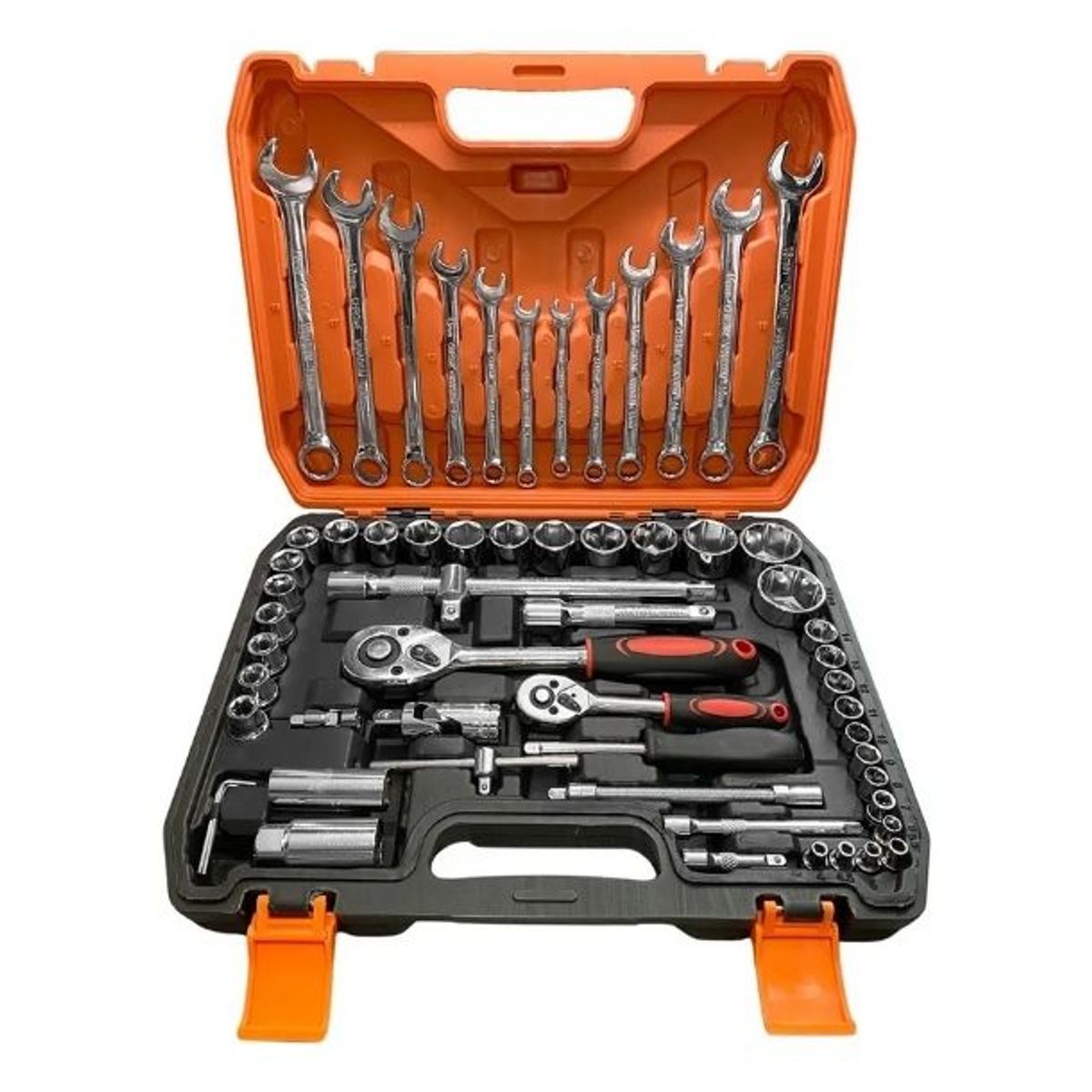 GENERICO - Juego Dados Con Llaves Y Chicharra 12 Y 14 61pc Maleta