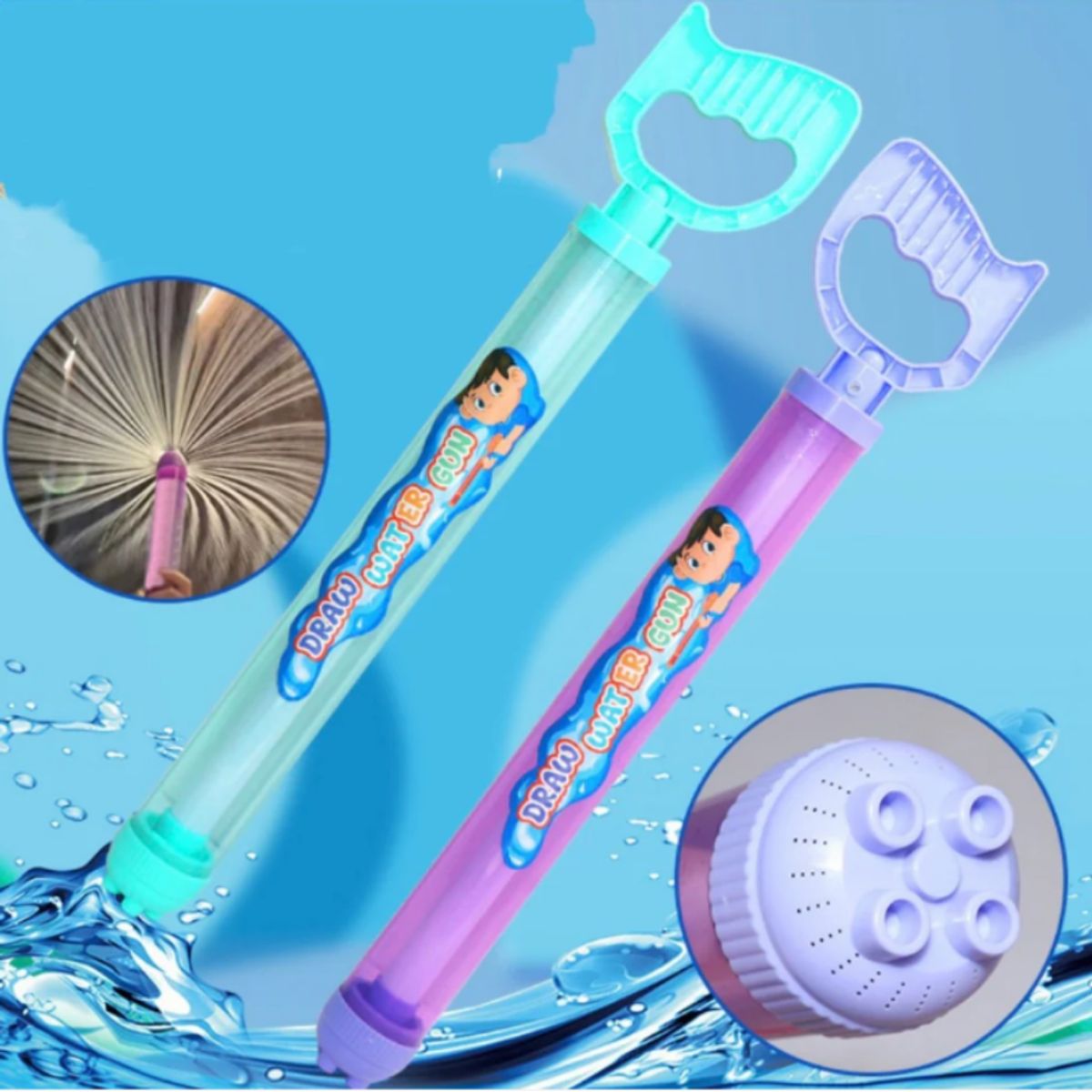 GENERICO - Pistola Lanza Agua Chorro Juguete Playa Piscina Niños