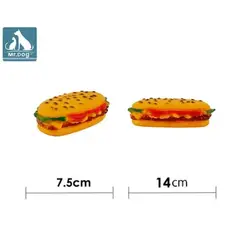 GENERICO - Juguete para perro hamburguesa 7514cm