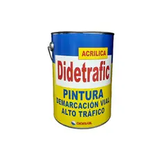 DIDEVAL - Pintura Para Demarcación Vial Didetrafic Amarilloblanco Galon