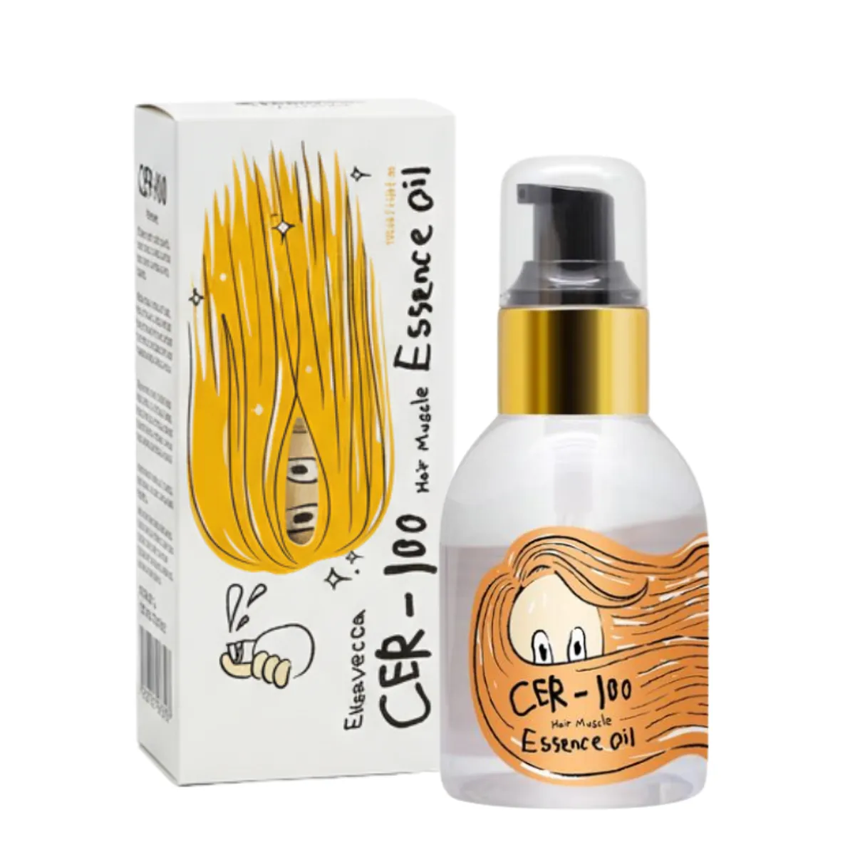 ELIZAVECCA - Aceite Reparador Capilar CER-100 con Argán y Almendra Elizavecca