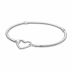 GENERICO - Pulsera de Plata 925 con Cerradura de Corazón
