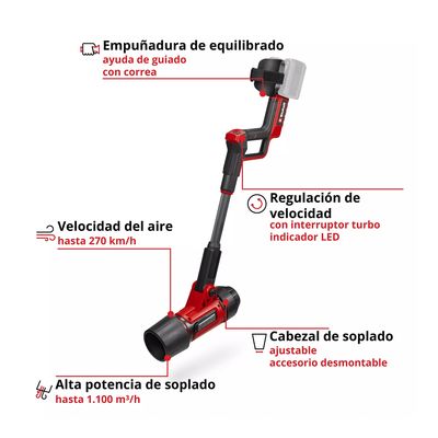 Imagen 2 del producto Soplador Profesional Inal. GP-LB 36270 Li E BL- Sin Bat.