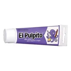 GENERICO - Pack de 6 Pegamento Líquido El Pulpito color blanco de 50g no tóxico