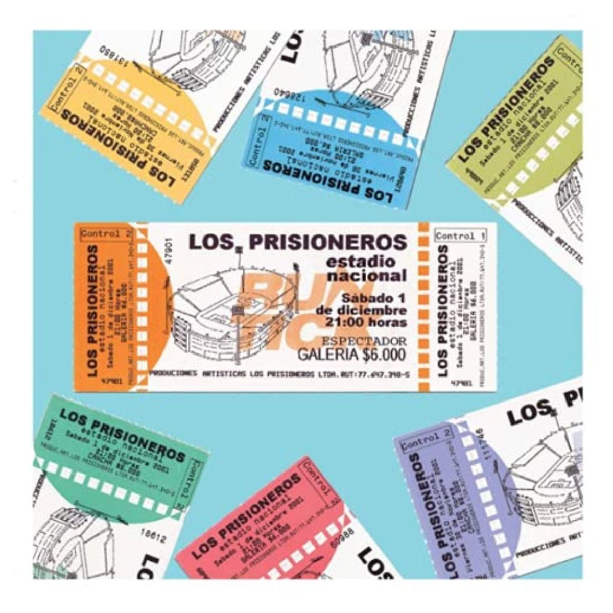 GENERICO - LOS PRISIONEROS - ESTADIO NACIONAL VOL1 2LP  VINILO