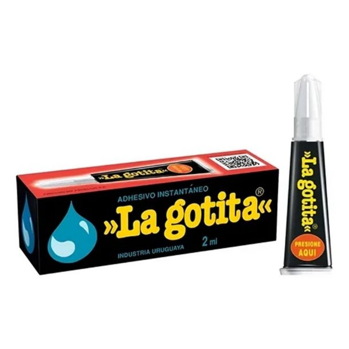 LA GOTITA - La Gotita Adhesivo Instantáneo 2ml Pegamento Súper Fuerte Color Negro