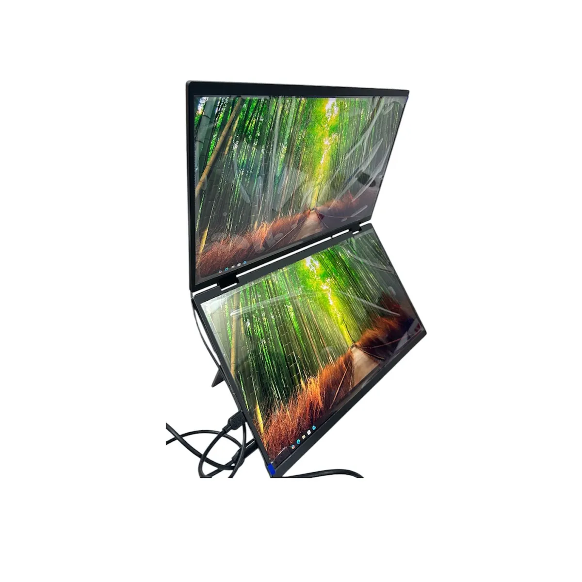 GENERICO - Monitor Plegable Pantalla Portátil Uperfect M156e14 15,6 Doble, Open Box.