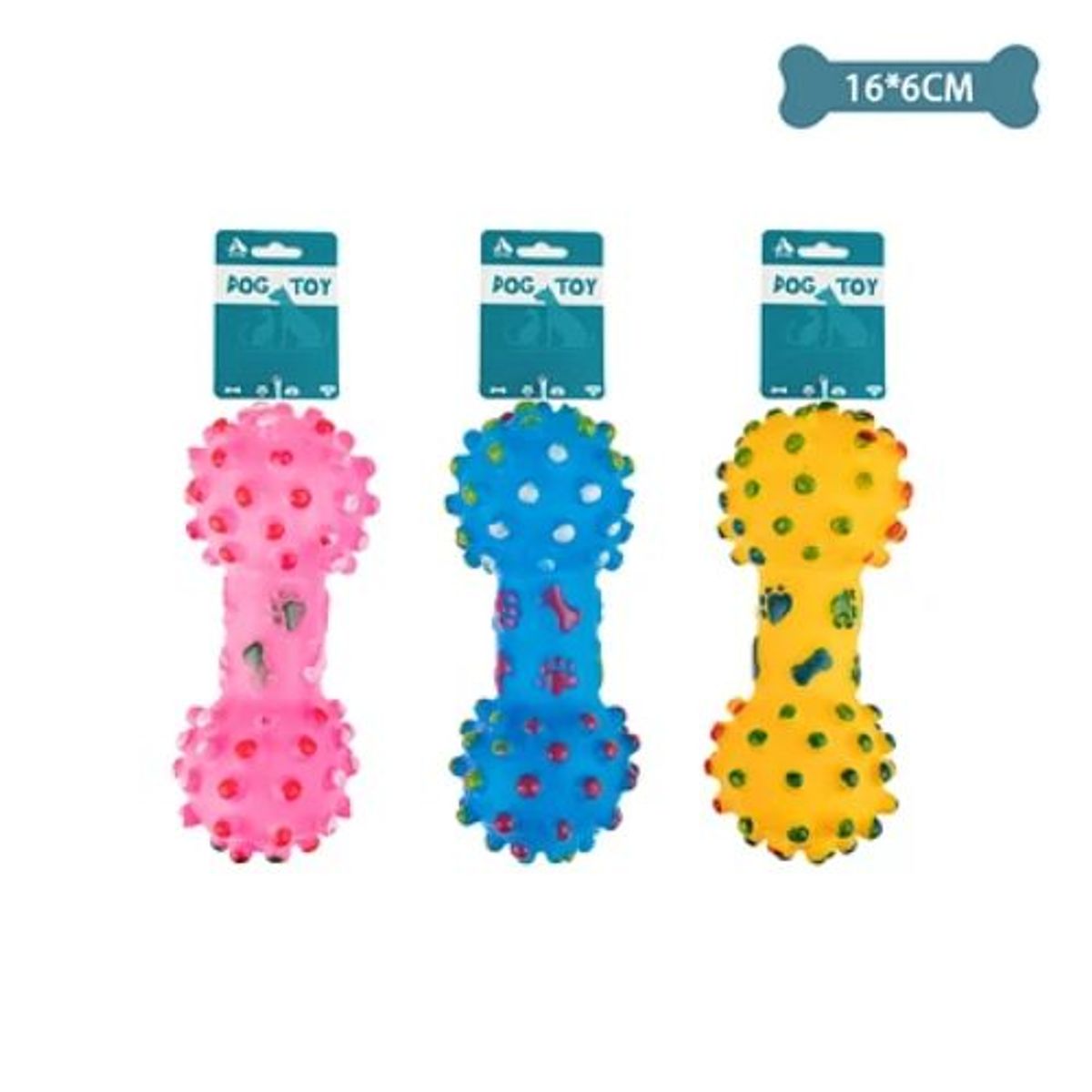 GENERICO - Juguete para perro mancuerna 166cm color aleatorio