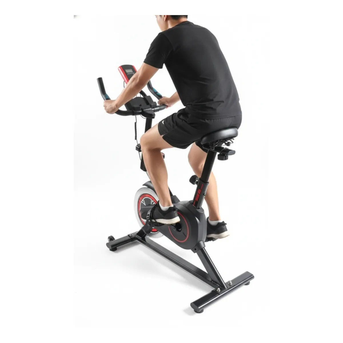 GENERICO - Bicicleta Estática Giratoria Spinning Ejercicio Con Monitor 8kg