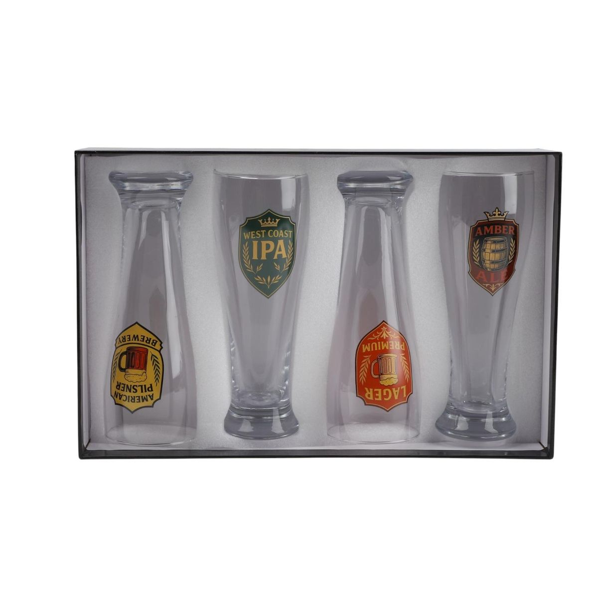 HOMEWELL - Set Vasos Cerveceros *4