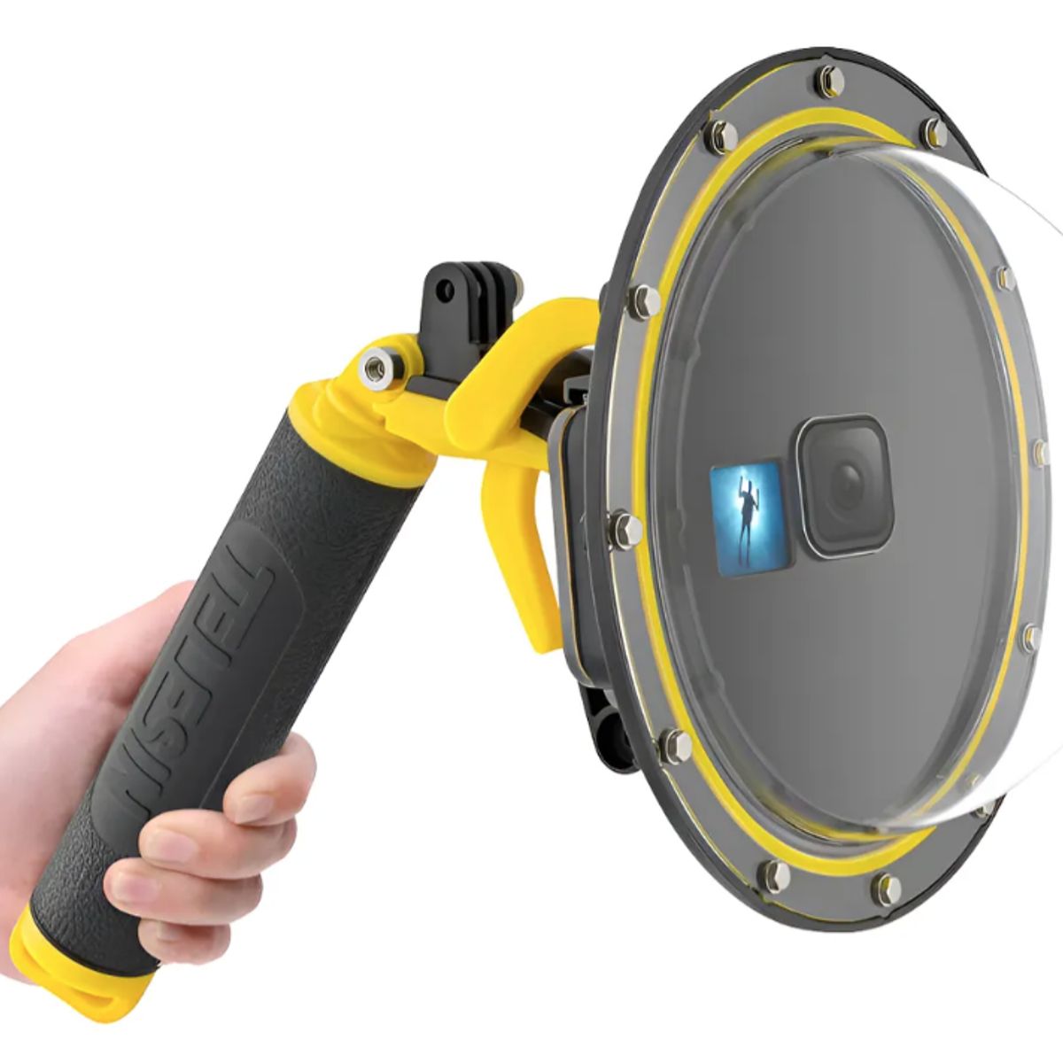 GENERICO - Domo Sumergible Telesin Para Gopro Hero 9-13