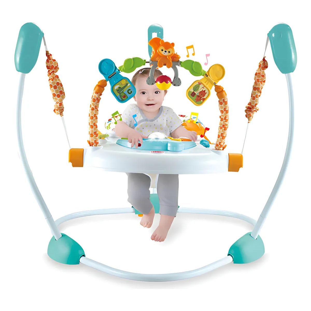 GENERICO - SILLA JUMPER SALTARIN ENTRENADOR EJERCITADOR BEBE LUZ SONIDO