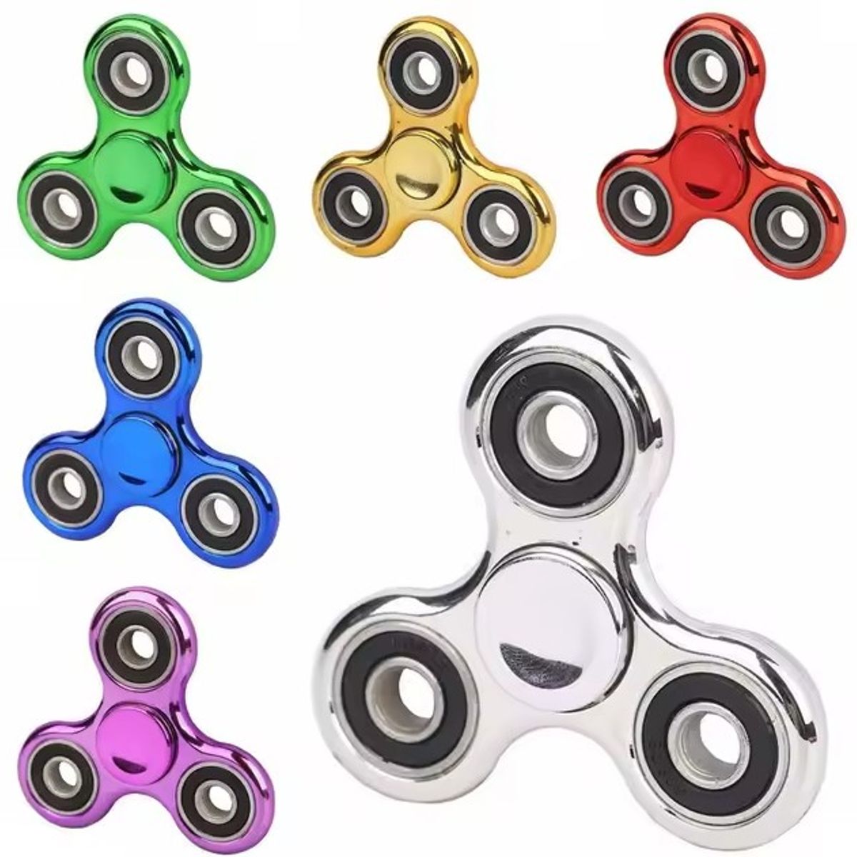 GENERICO - FIDGET SPINNER METALIZADO