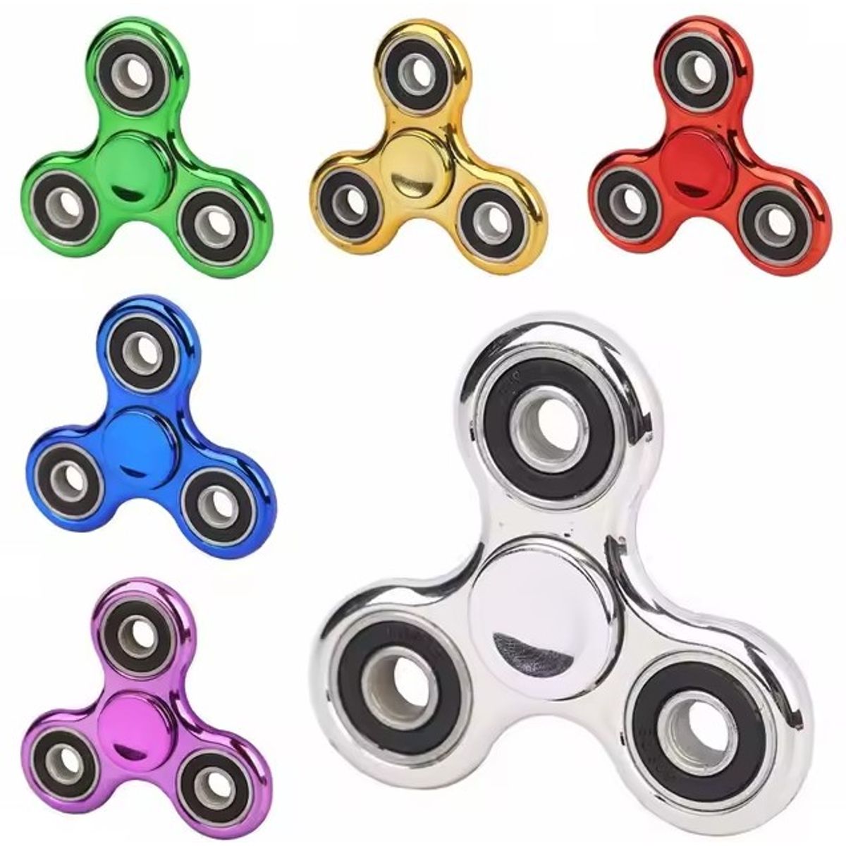 GENERICO - FIDGET SPINNER METALIZADO