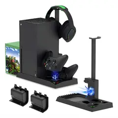 IPEGA - Base 5en1 Con Estación Carga Para Xbox Series X + 2 Baterias