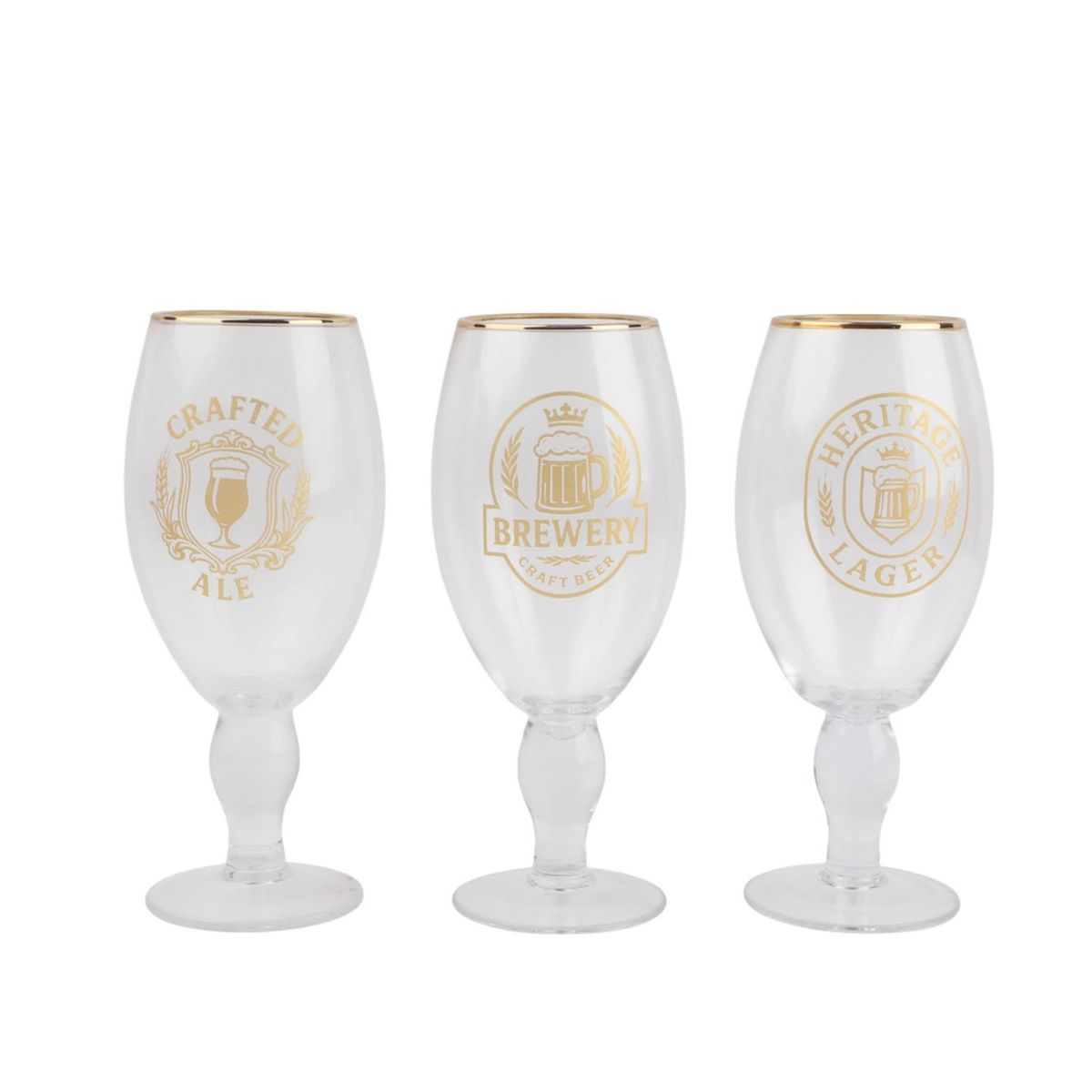 HOMEWELL - Set Copas Cerveceras *3