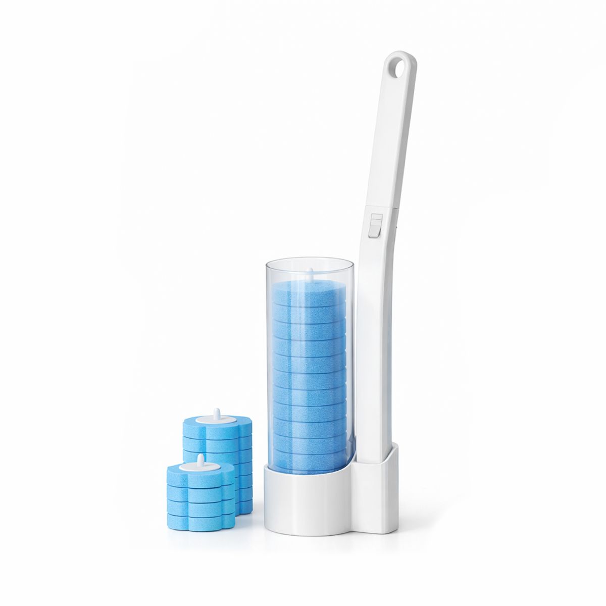 TEVERE - Cepillo Limpiador Inodoro Wc Desechable 24 Cargas