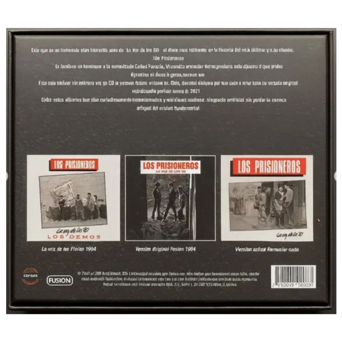 GENERICO - LOS PRISIONEROS - LA VOZ DE LOS 80 (BOX 40TH) (3CD) / CD