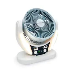 GENERICO - VENTILADOR RECARGABLE CON BOMBILLO SOLAR