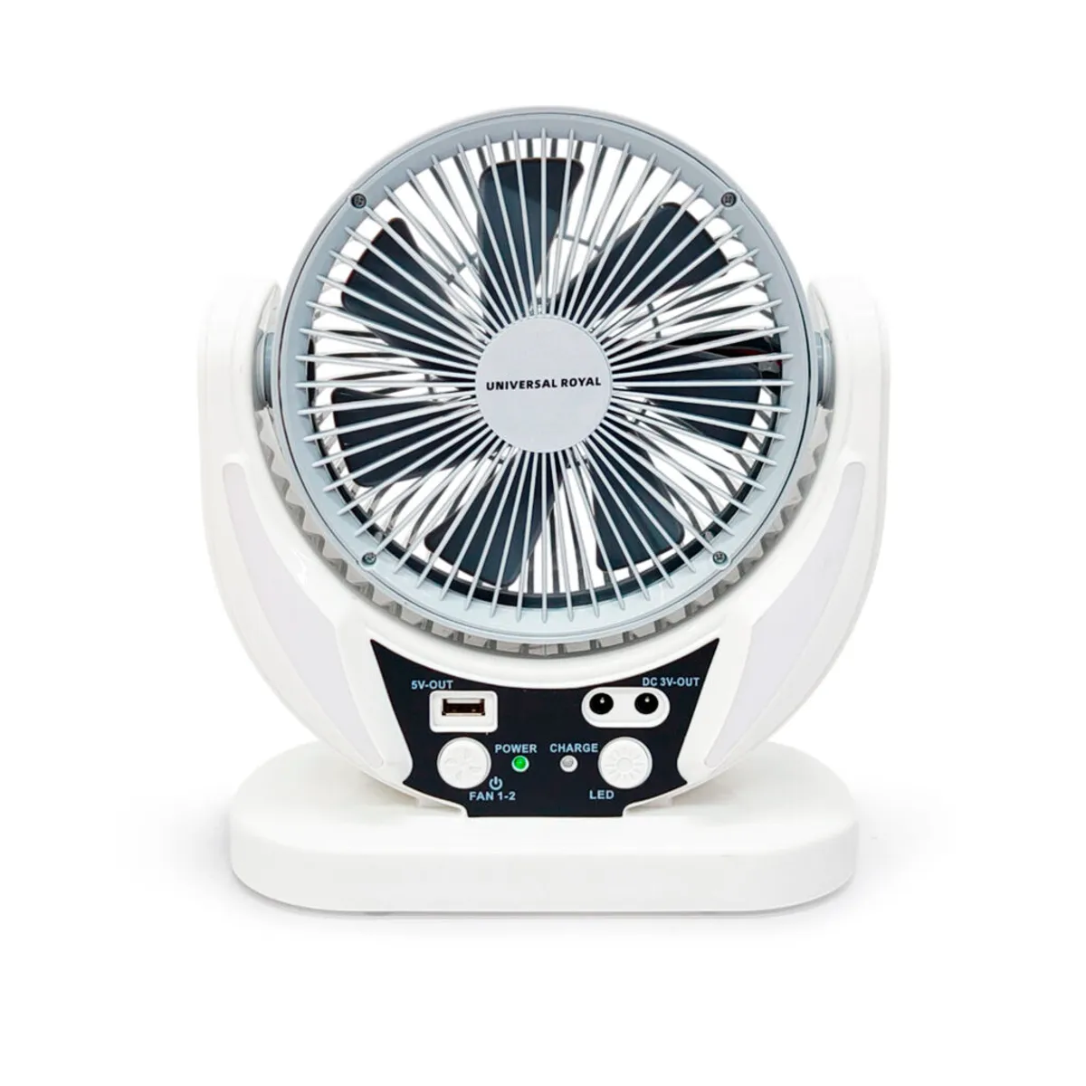 VENTILADOR RECARGABLE CON BOMBILLO SOLAR, marca GENERICO - Foto 2
