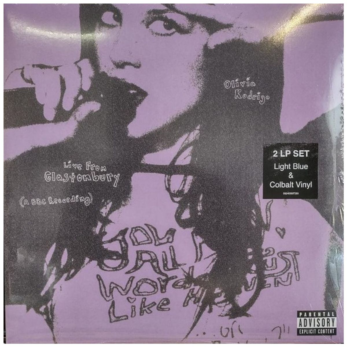 HITWAY MUSIC - OLIVIA RODRIGO - LIVE FROM GLASTONBURY BBC RECORDING 2LP BLUE VINYL - VINILO