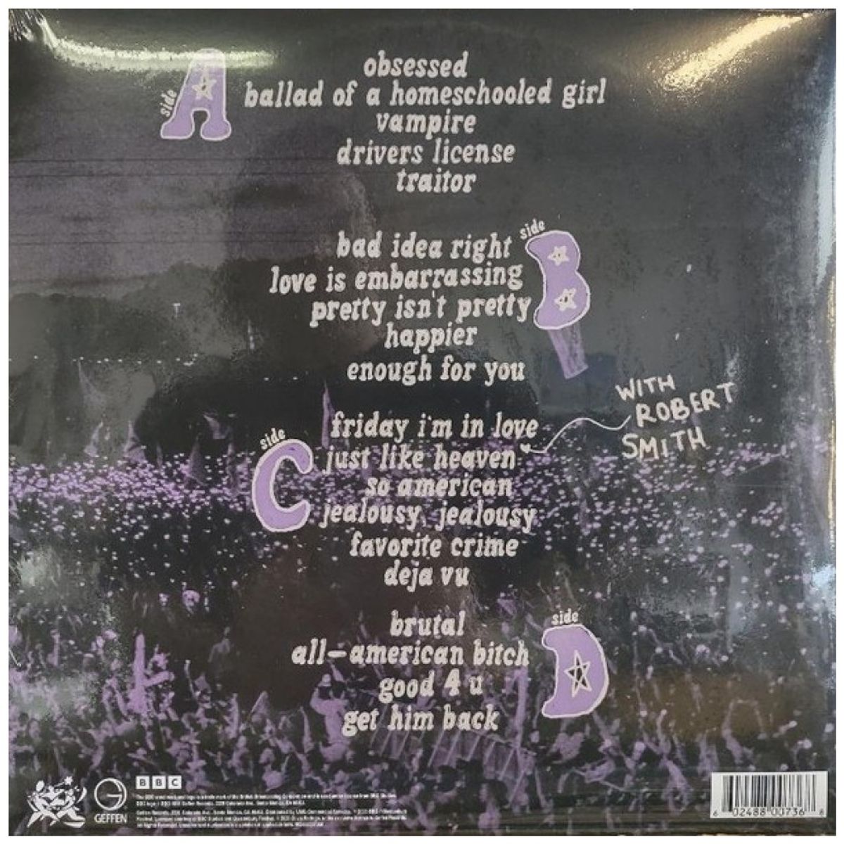 HITWAY MUSIC - OLIVIA RODRIGO - LIVE FROM GLASTONBURY BBC RECORDING 2LP BLUE VINYL - VINILO