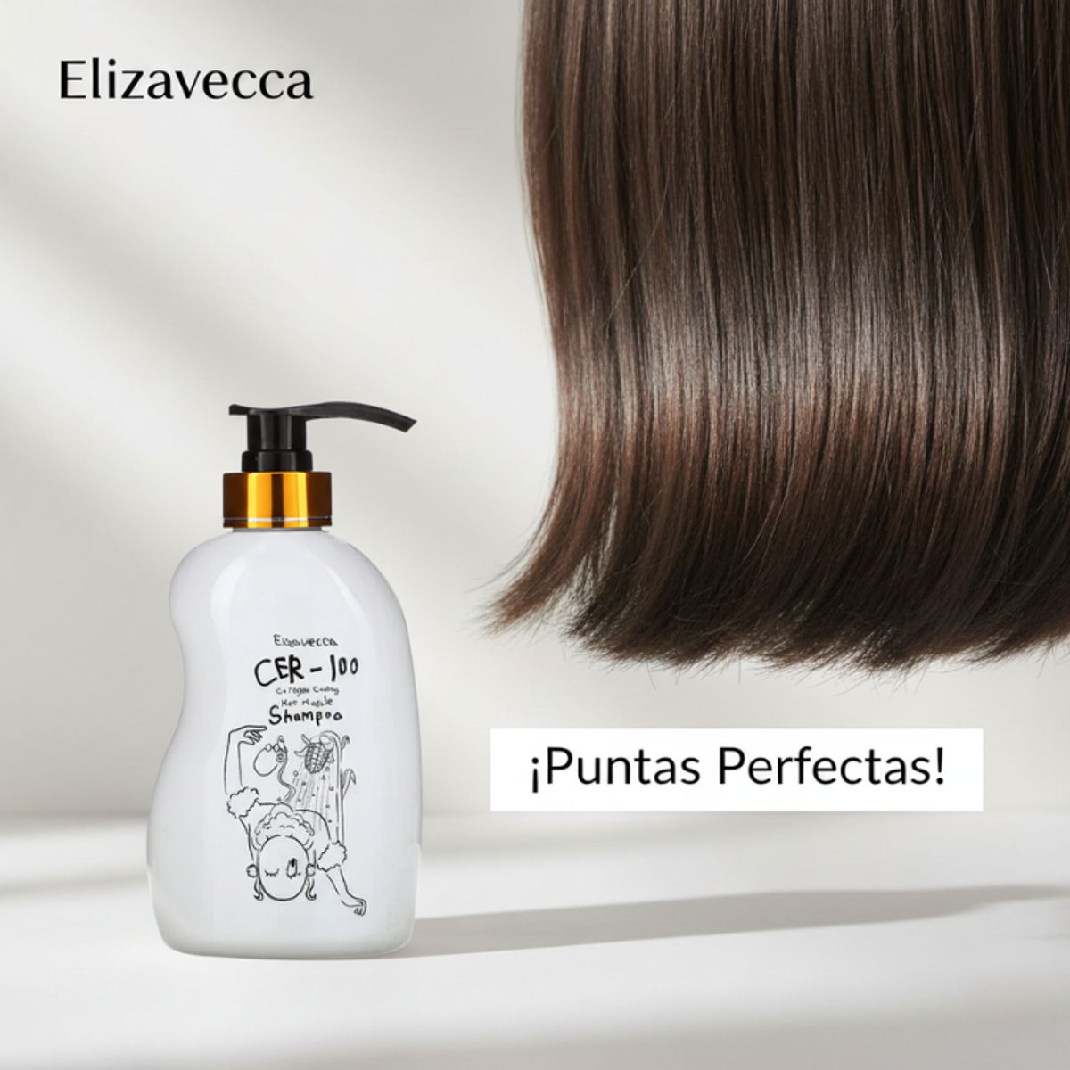 ELIZAVECCA - Shampoo Reparador con Colágeno 500ml Hair A+ Muscle Elizavecca