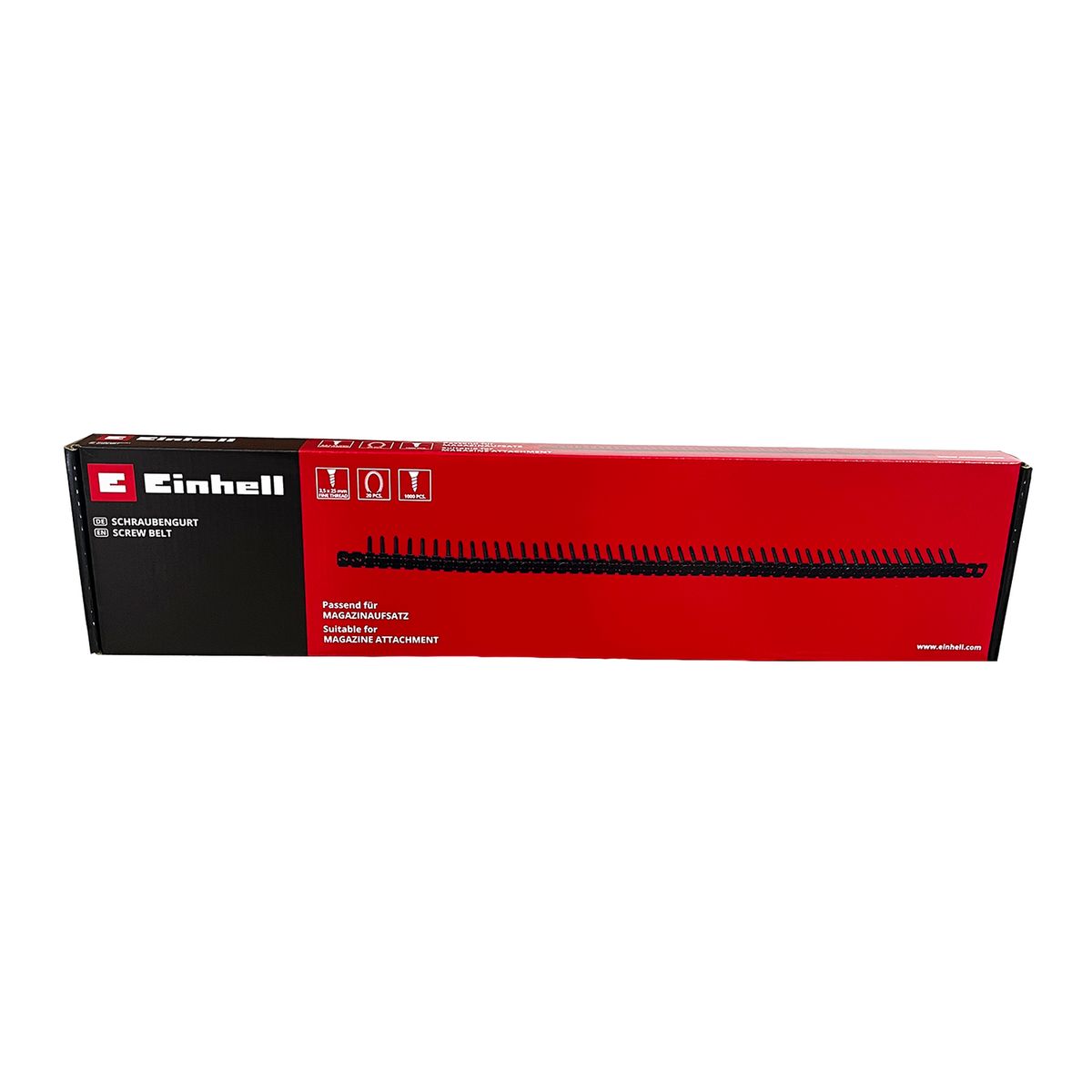 EINHELL - Tiras de Tornillo Punta Fina 3.5X25mm PH2 1.000 Und. Einhell