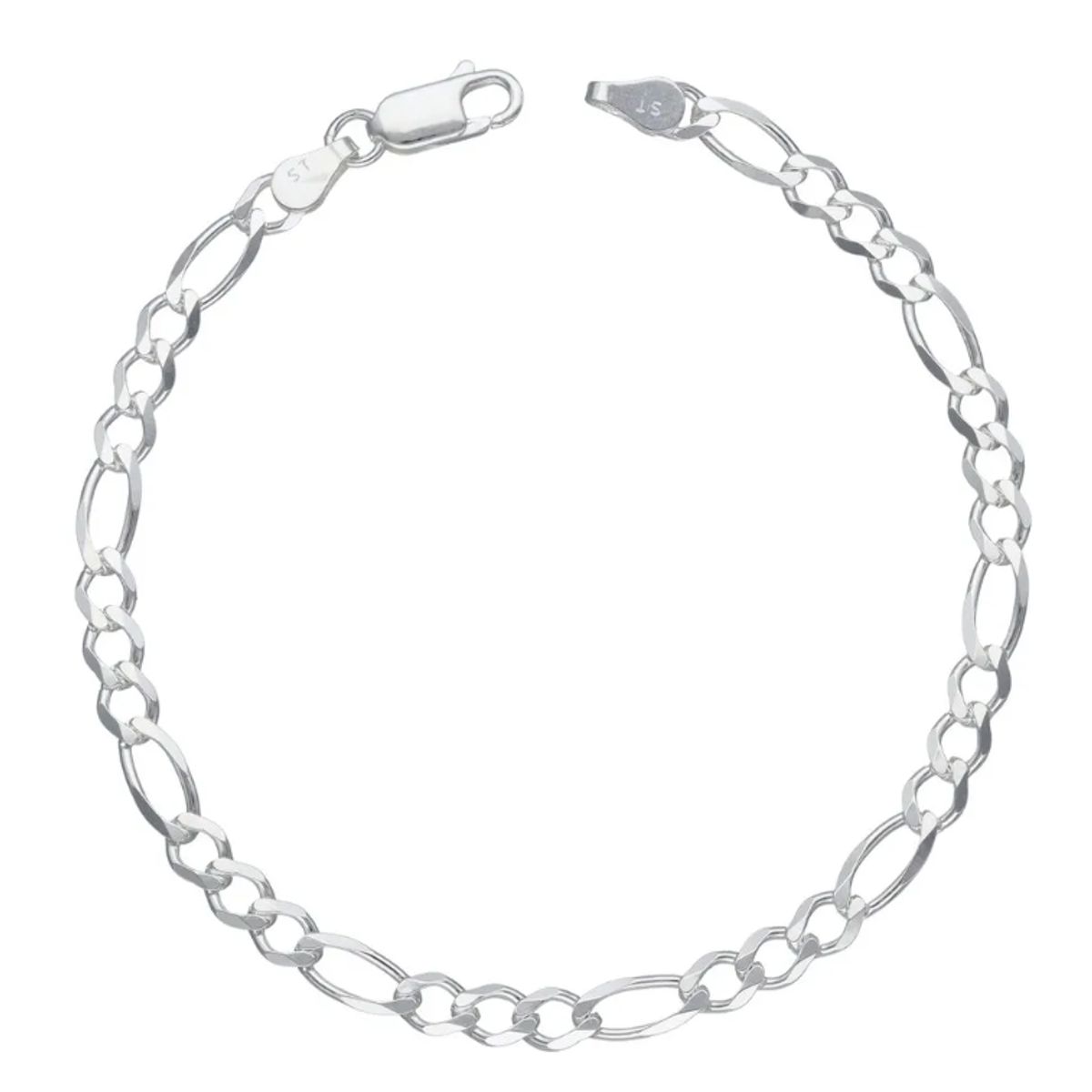 GENERICO - Pulsera Cartier Plata Italiana Hombre Masculino Unisex