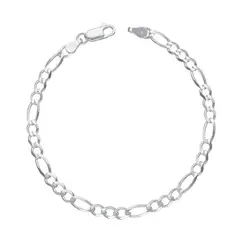 GENERICO - Pulsera Cartier Plata Italiana Hombre Masculino Unisex