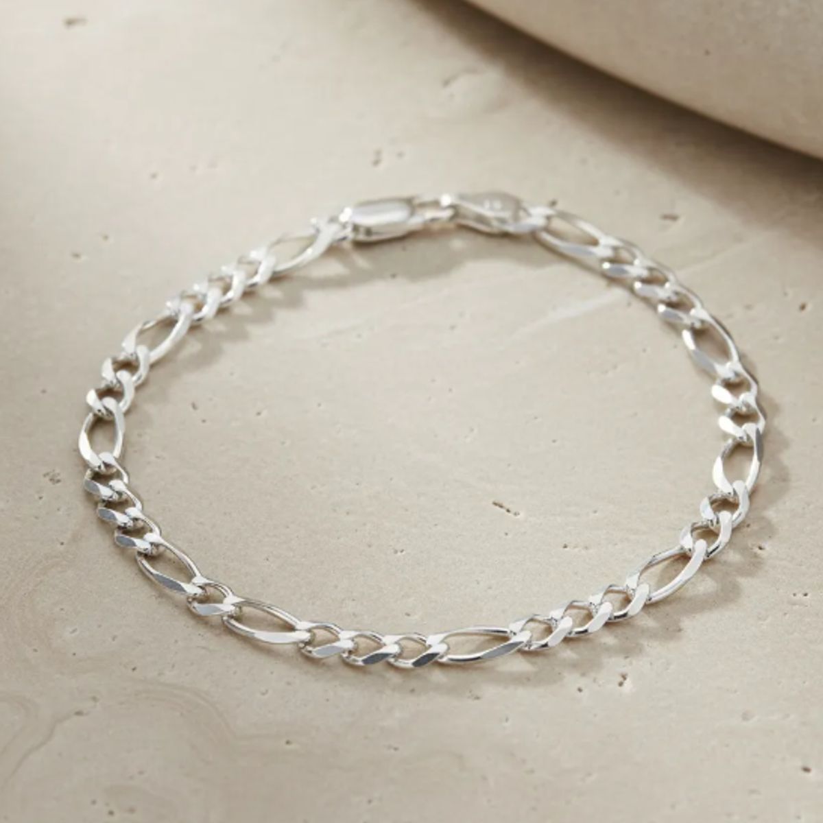 GENERICO - Pulsera Cartier Plata Italiana Hombre Masculino Unisex