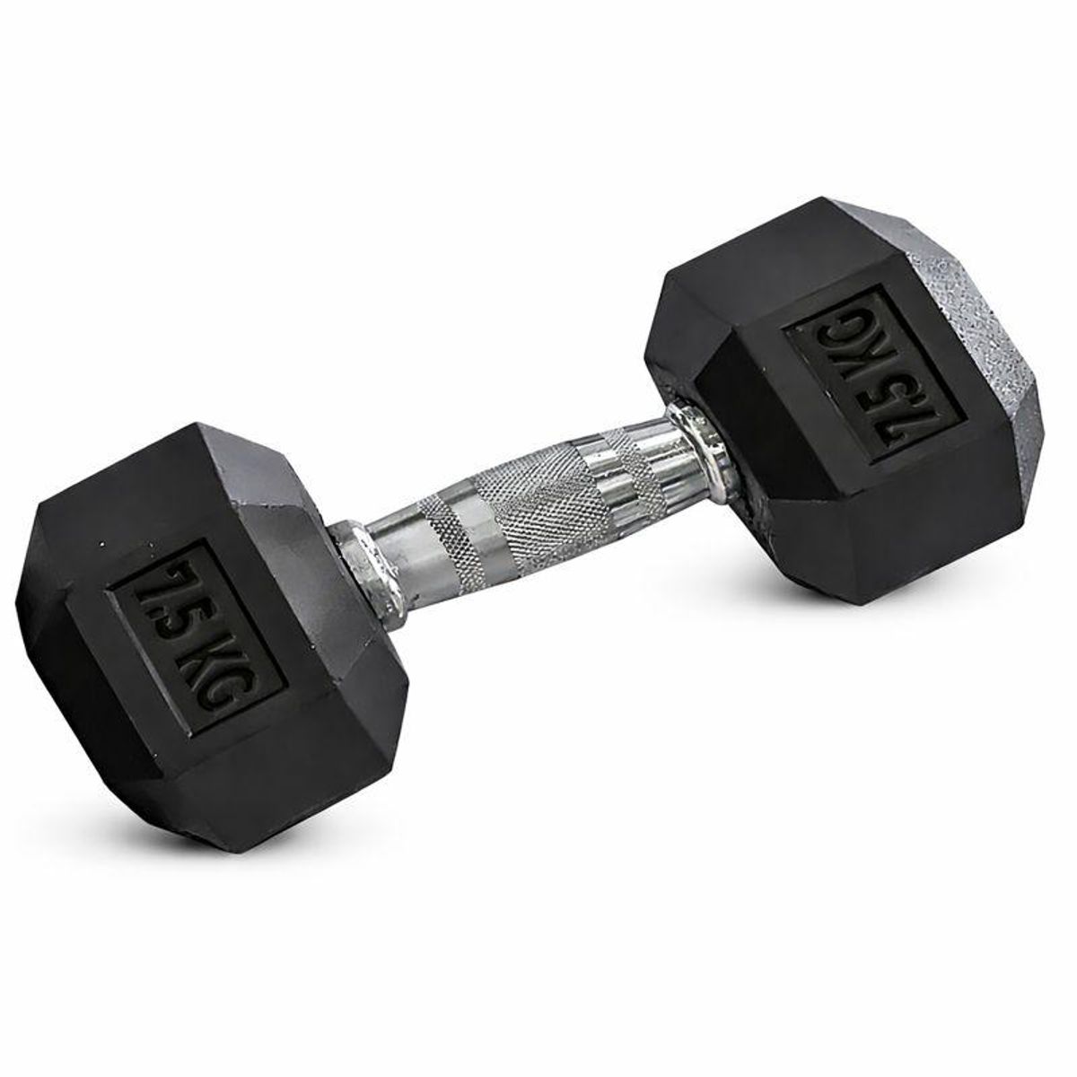 GENERICO - Mancuerna Profesional Hexagonal 7.5kg Fitness  Alta Densidad