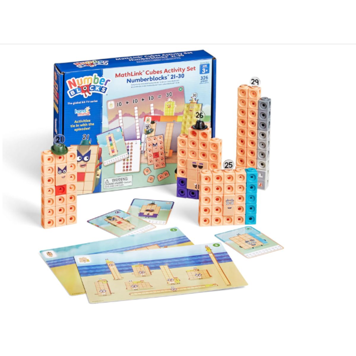 GENERICO - Set Numberblocks Mathlink Cubes 21-30 Actividades Niños 326