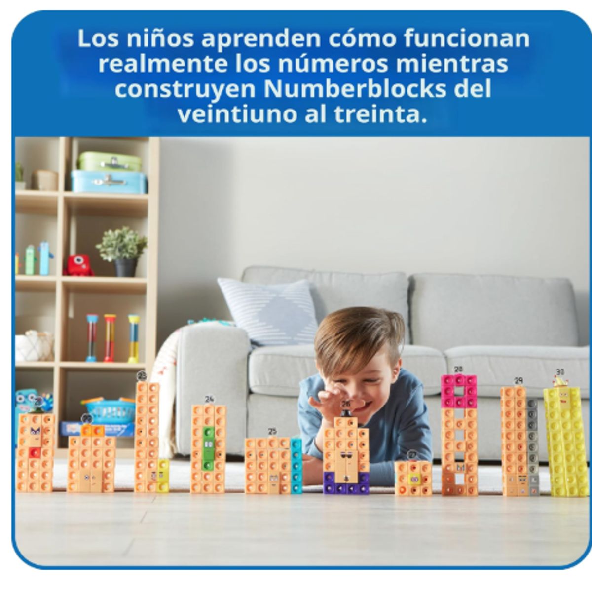 GENERICO - Set Numberblocks Mathlink Cubes 21-30 Actividades Niños 326