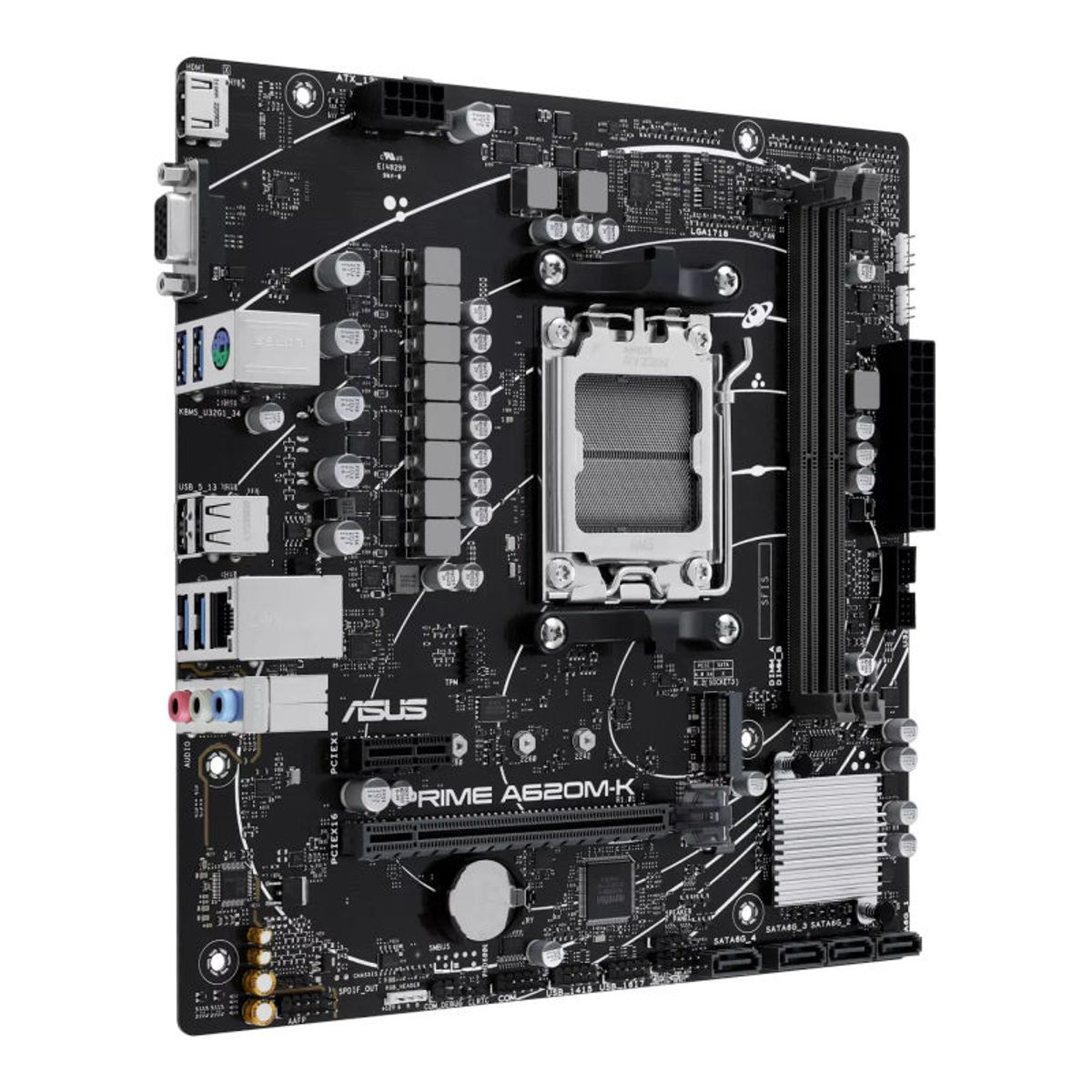 ASUS - ASUS A620M-K Prime DDR5 AM5