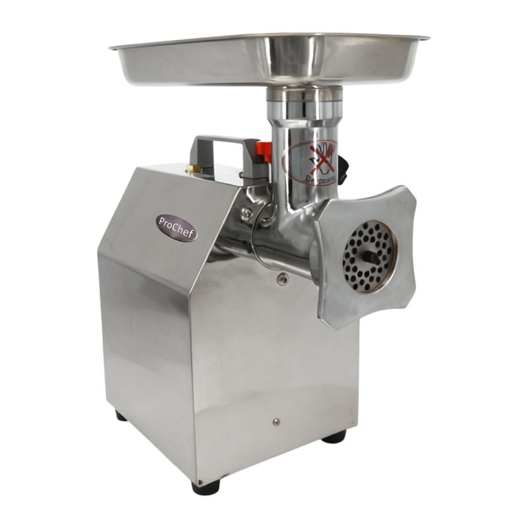 PROCHEF Moledora de Carne Industrial 120 kg/hora. Con reversa