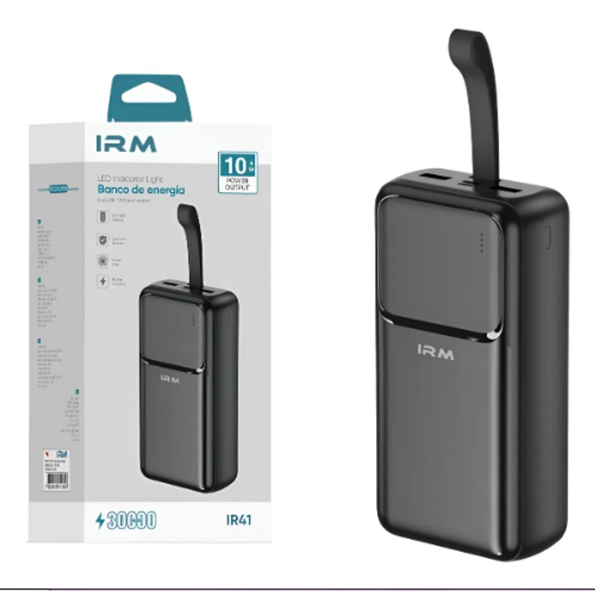 GENERICO - Power Bank 30000mah Banco De Energía Irm Ir41