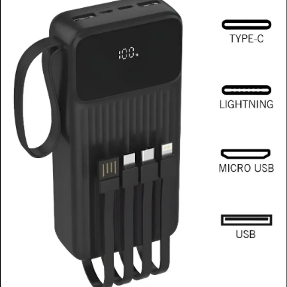 GENERICO - Banco De Energía Power Bank 30000mah Súper Rápida Pro13