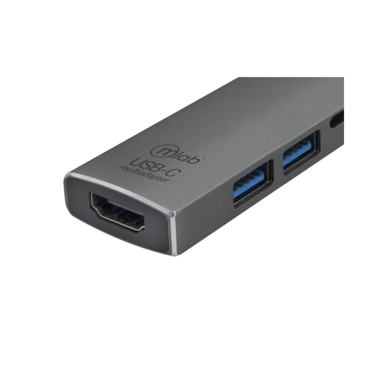 MLAB - Hub Adaptador USB C A 2 USB 3.0 HDMI USB C 8863