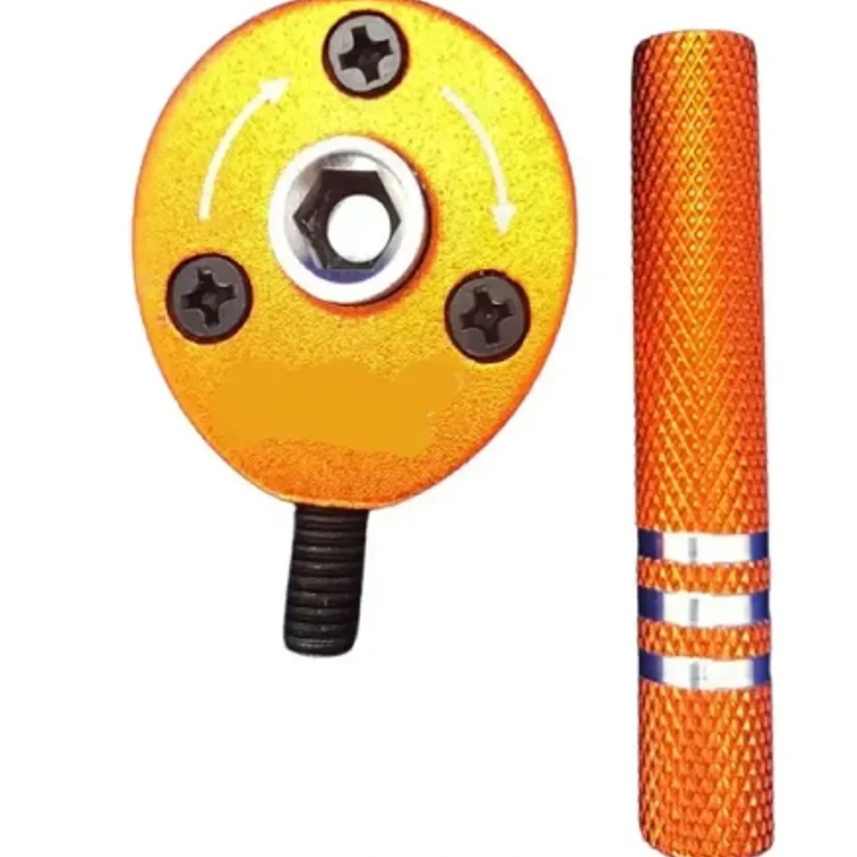 GENERICO - Chicharra Mini Trinquete 3/16 1/4 5 Piezas Horusdy Sdy-94270 Color Naranja