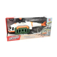 DBLUE - Juguete Helicóptero Transp Dinosaurio Sonido Rescate DBG1672