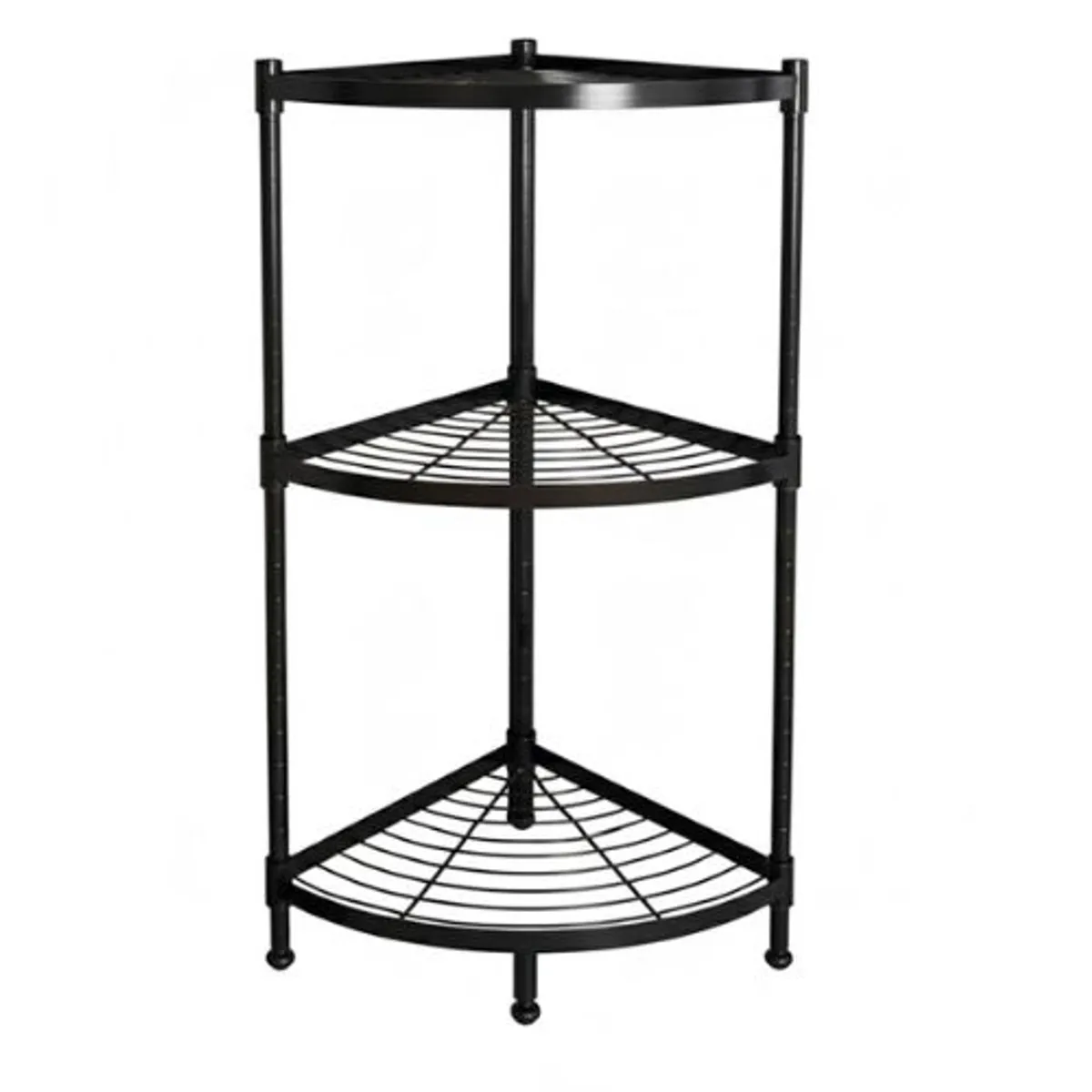 GENERICO - Estante Esquinero Plegable 3 Niveles Rack Mesa Triangular