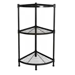 GENERICO - Estante Esquinero Plegable 3 Niveles Rack Mesa Triangular