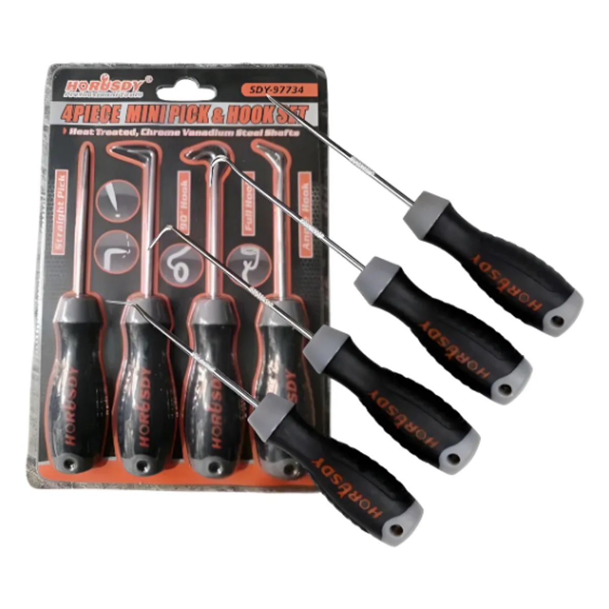 GENERICO - Juego De Herramientas Ganchos Automotrices Mini Pick Horusdy
