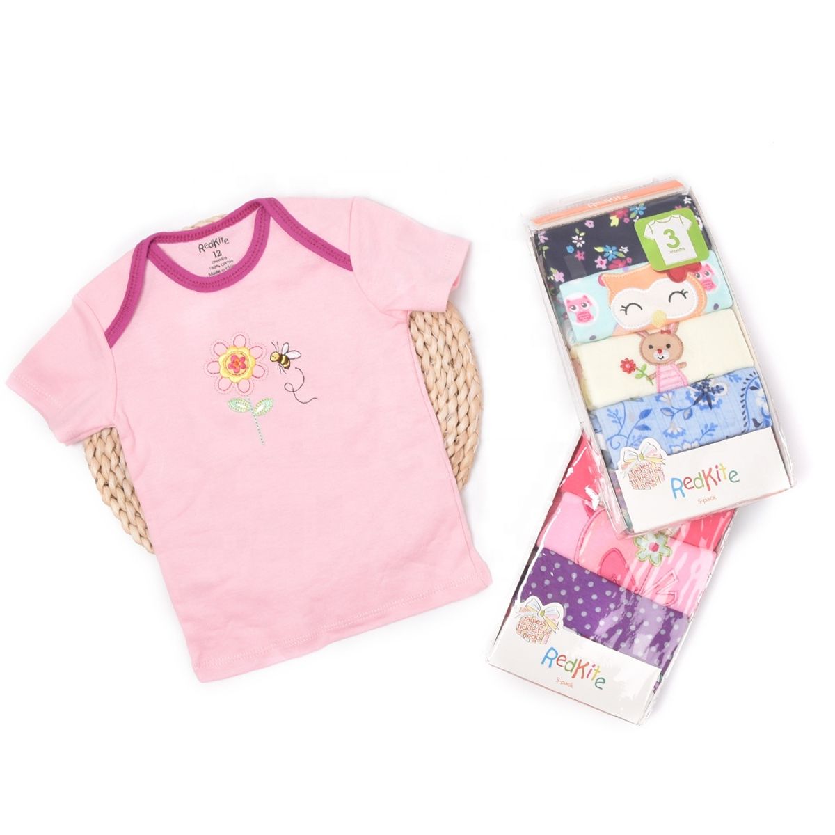 REDKITE - Pack 5 Poleras Manga Corta