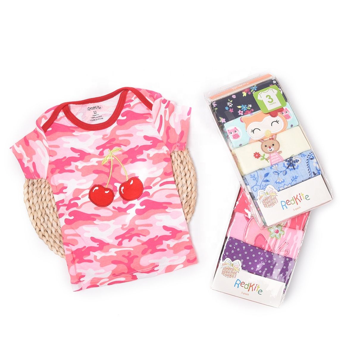 REDKITE - Pack 5 Poleras Manga Corta