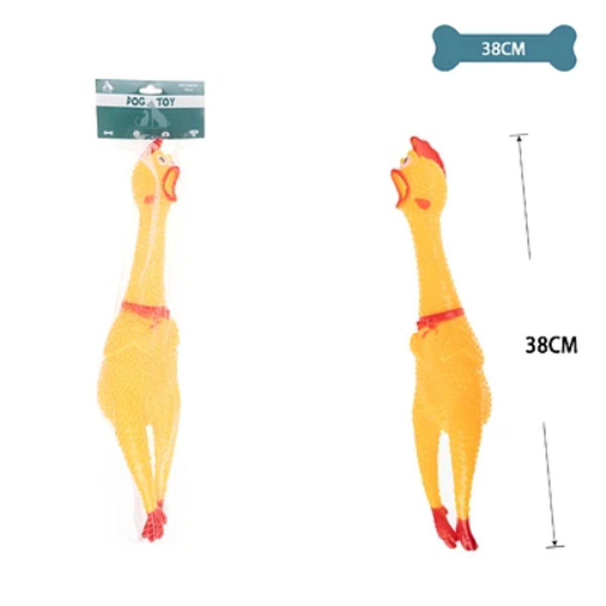 GENERICO - Juguete de pollo con sonido 38cm