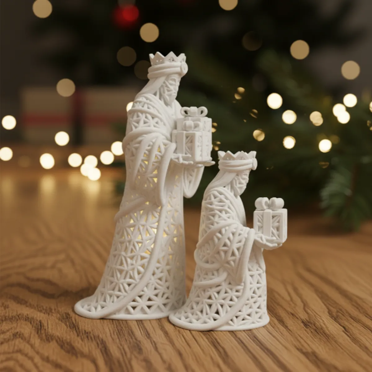 GENERICO - Decoración de los Reyes Magos del Pesebre de Navidad