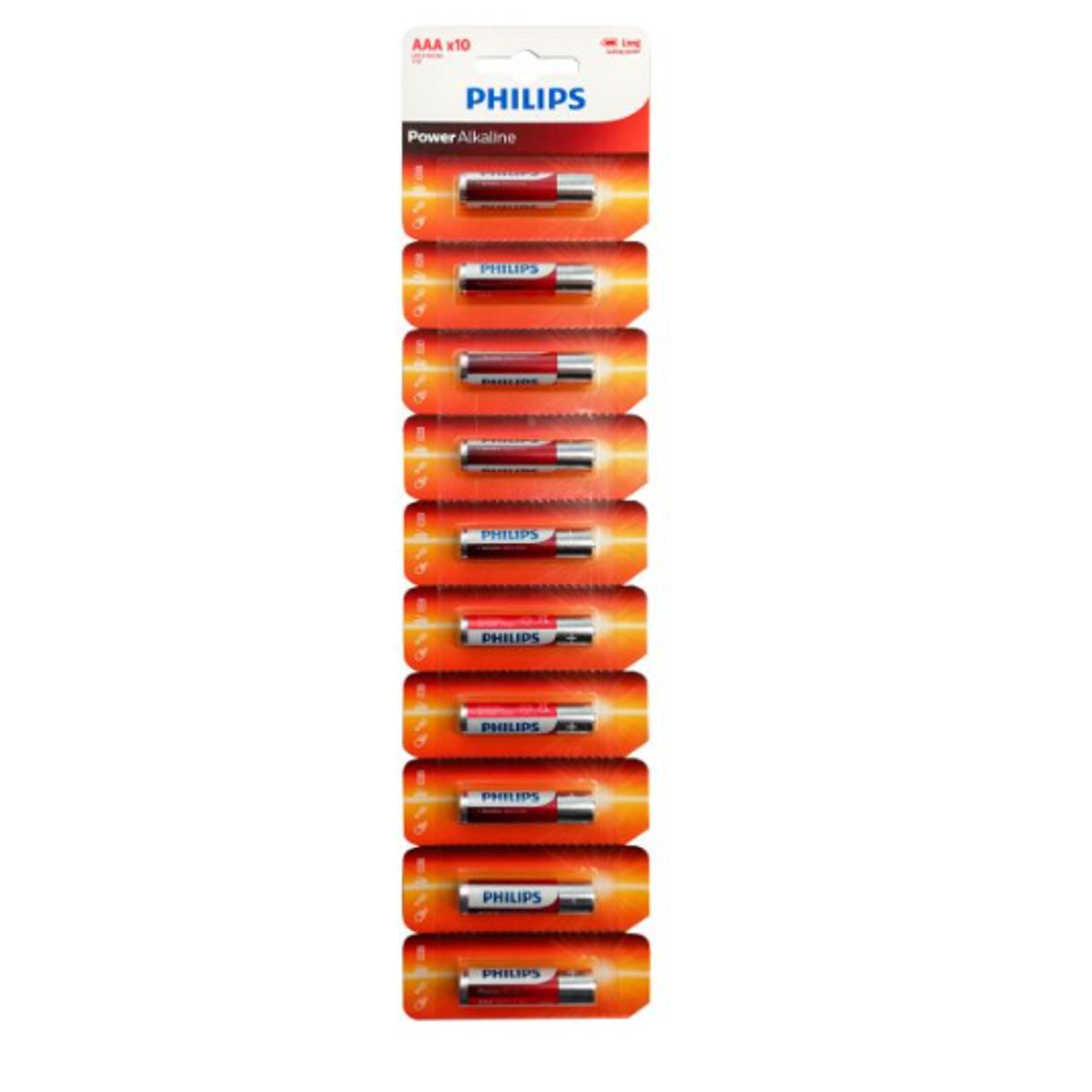PHILIPS - Pila Bateria Alcalina Philips Aaa Pack 10u