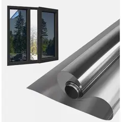 KINDA NICE - Lamina Espejada Film Privacidad Vidrio Ventana 60 Cm * 10 M